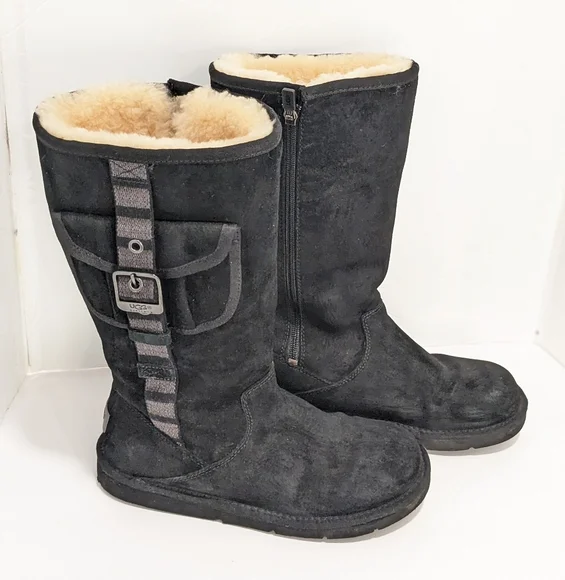 UGG Cargo Suede And Shearling Boots - Picture 15 of 16